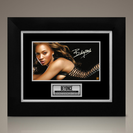 Beyoncé // Signed Photo // Custom Frame