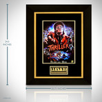Michael Jackson // Zombie Thriller Signed Mini Poster // Custom Frame