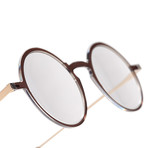 FrontPage // Manhattan Glasses + Milano Black Case // Brown (+1.00)