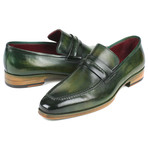 Leather Loafers // Green  (Euro: 38)