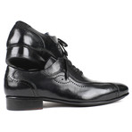 Handmade Lace-Up Casual Shoes // Black  (Euro: 41)