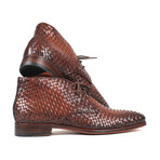Woven Leather Chukka Boots // Brown  (Euro: 42)