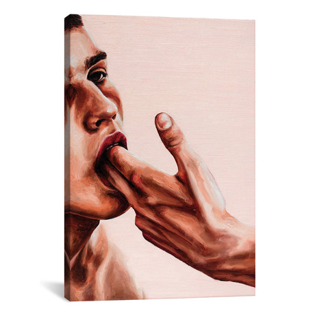 Fingers In Your Mouth // Oleksandr Balbyshev (18"W x 26"H x 0.75"D)