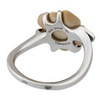 Vintage Chanel 18k White Gold Diamond Ring // Ring Size 5.25