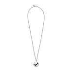 Vintage Stephen Webster 18k White Gold Fly By Night Small Vortex Diamond Pendant Necklace // Chain: 17"