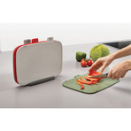 Duo Series // Set Of 4 Chopping Boards With Storage Stand