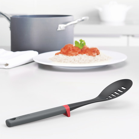 Duo Series // Slotted Spoon With Integrated Tool Rest // Set Of 2