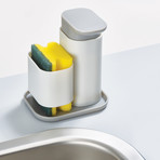 Duo Series // Soap Dispenser With Sponge Holder // Set Of 2