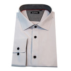 Cody Long-Sleeve Button-Up Shirt // White (L)