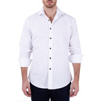 Adam Long-Sleeve Button-Up Shirt // White (L)