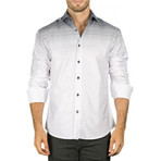 Linwood Long-Sleeve Button-Up Shirt // Navy + White (XS)
