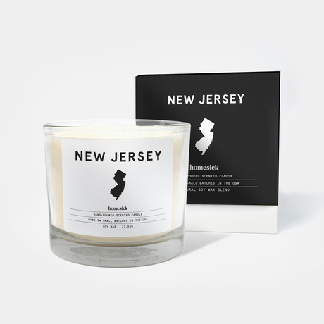 New Jersey 3 Wick Candle