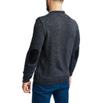 Textured Wool Sweater // Graphite (L)