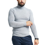 Wool Polo Neck // Light Gray (XL)