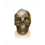 Low Skull Candle // Poly Brass
