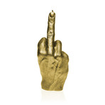 Middle Finger Candle (Classic Gold)