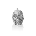 Small Skull Candle (Metallic Black)