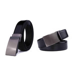 Sliding Dress Belt 2049 // Black (Small (32-34))
