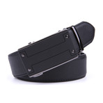 Automatic Ratchet Buckle Dress Belt 2071 // Black (32/34)