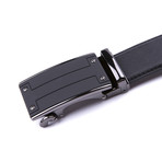 Automatic Ratchet Buckle Dress Belt 2071 // Black (32/34)