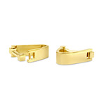 Stainless Steel Yellow Gold French Cufflinks