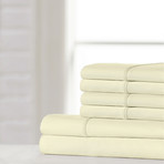 700 Thread Count Sheet Set // Ivory (Queen)