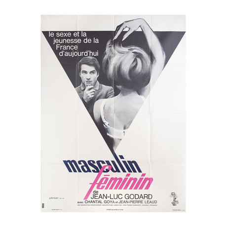 Masculin Feminin // 1966 // French Grande Poster