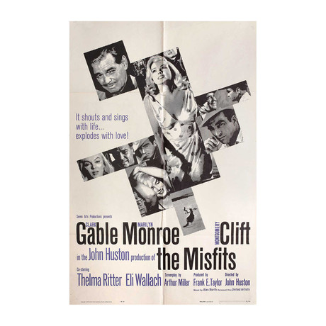 The Misfits // 1961 // U.S. One Sheet Poster