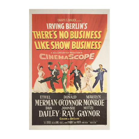 There's No Business Like Show Business // 1954 // U.S. One Sheet Poster