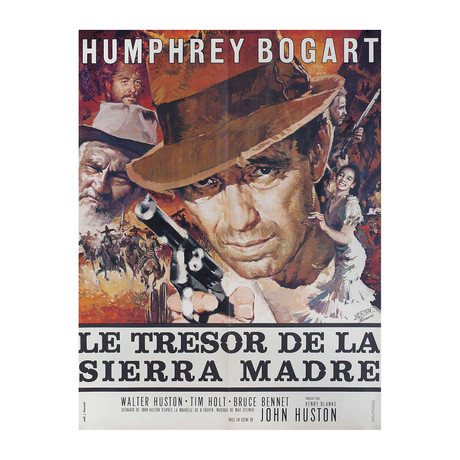The Treasure of the Sierra Madre // 1950s // French Moyenne Poster