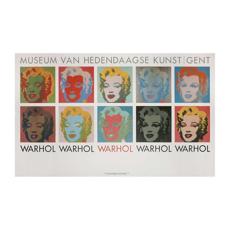 Museum Van Hedendaagse Kunst: Warhol // 1990s // Dutch B1 Poster
