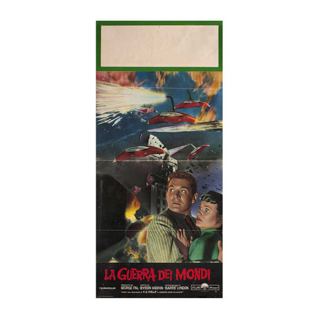 The War of the Worlds // 1960s // Italian Locandina Poster