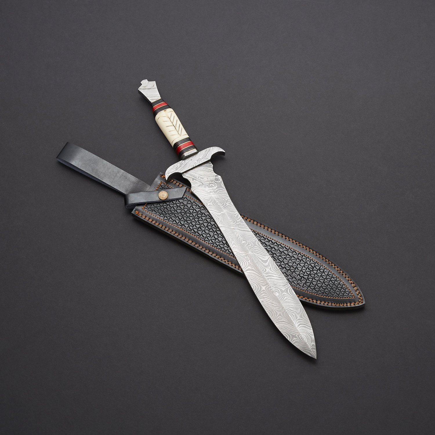Handmade Damascus Mini Sword // SWD-125 - Evermade Traders - Touch of ...