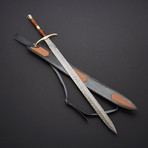 Damascus Battle Ready Sword // SWD-135