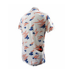 High Water Shirt // Vintage Floral // White Sand (XS)