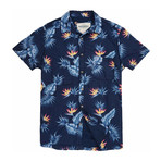 High Water Shirt // Bird of Paradise // Farallon Navy (L)