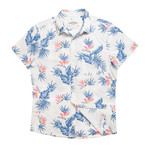Tropic High Water Shirt // Bird of Paradise // White Sand (L)