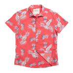 Tropic High Water Shirt // Bird of Paradise // Sunset Red (3XL)