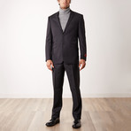 Bella Vita // Slim Fit Suit // Solid Black (US: 36S)
