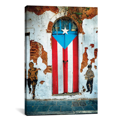 Puerto Rican Flag Door // George Oze