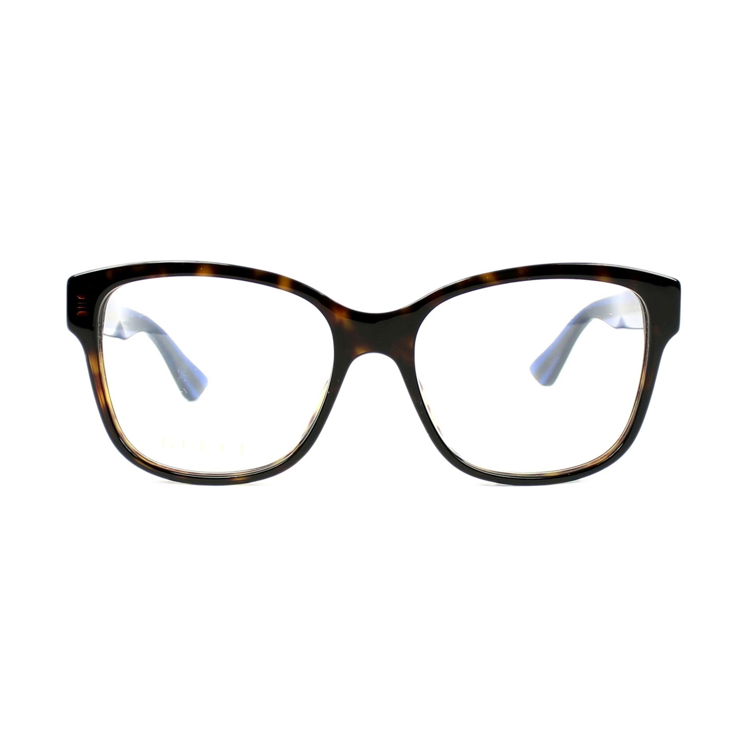 GG0038O-003-54 Optical Frames // Havana + Blue + Red - Gucci - Touch of ...