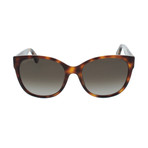 GG0097S-006-56 Sunglasses // Havana + Brown Polarized