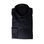 Slim Fit Dress Shirt // Black (US: 16R)