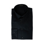 Slim Fit Dress Shirt // Midnight Black (US: 17.5R)
