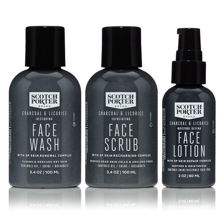 Charcoal + Licorice Facial Skin Care Collection