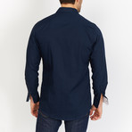 Blanc // Button Up // Navy (Small)