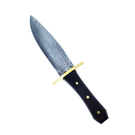 Traditional Hunting Knife // Damascus Blade