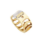 Damiani Damianissima 18k Yellow Gold + 18k White Gold Diamond Ring // Ring Size: 6.25