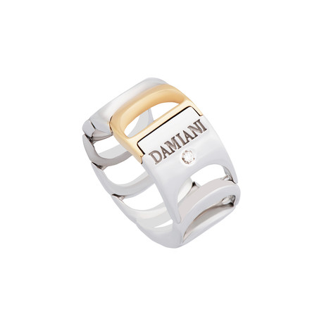 Damiani Damianissima 18k Two-Tone Gold Diamond Ring // Ring Size: 6