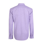 Asclepius Dress Shirt // Purple + White (L)